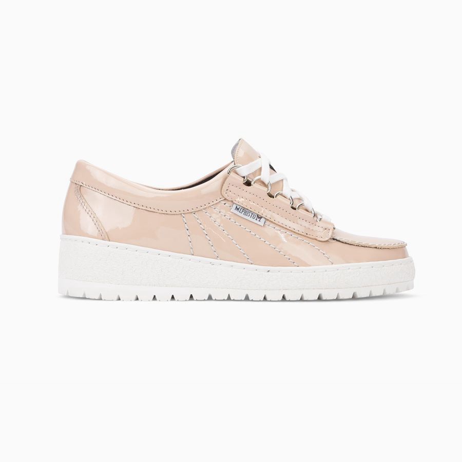 Mephisto LADY Læder Sko 7206843-IX - Snøre Sko Dame Beige